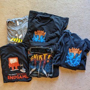 Set of five (5) Cybersecurity shirts XL/2XL